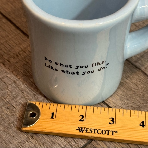 Life is Good Blue Coffee Mug Cup Daisy "Do What You Like, Like What You Do" - Picture 6 of 7